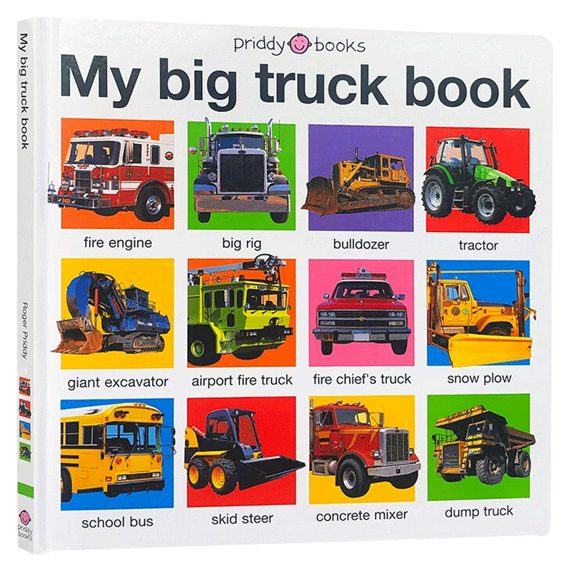 我的大卡车书 My Big Truck Book 英文原版绘本 儿童启蒙认知纸板书 Roger Priddy Books 全英文版 Roger Priddy 进口英语书籍 - 图1