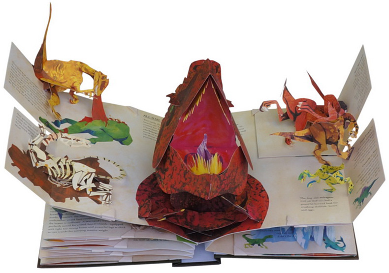 史前恐龙 立体书 3D折叠书 Encyclopedia Prehistorica Dinosaurs 英文原版 儿童百科全书 Robert Sabuda 进口原版英语书籍 - 图0