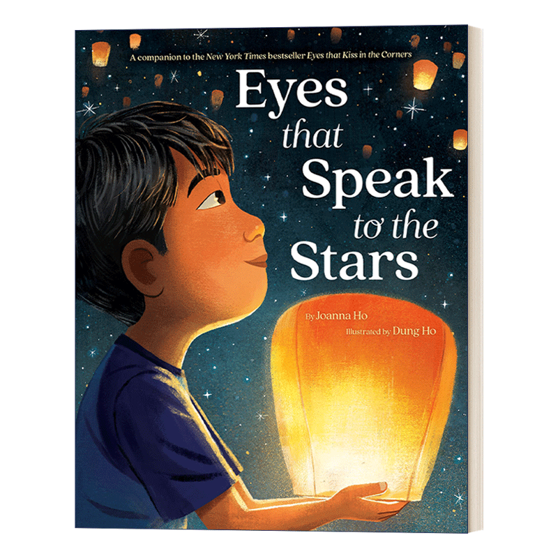 英文原版 Eyes That Speak to the Stars 对星星说话的眼睛 精装绘本 亚裔美国男孩的故事 姐妹篇 英文版 Joanna Ho进口英语原版书