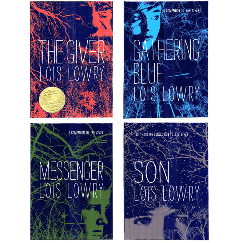 记忆传授人四部曲1-4册套装 英文原版小说 The Giver Quartet Boxed Set 历史刺绣人 儿子Lois Lowry 洛伊丝劳里 英语书籍