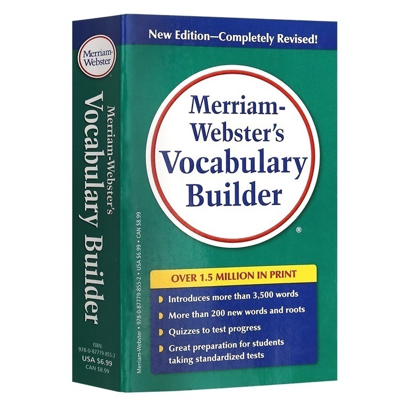 韦小绿 韦氏字根词根词典 英文原版 Merriam Webster's Vocabulary Builder英语词缀字典 搭单词的力量word power made easy小白书 - 图2