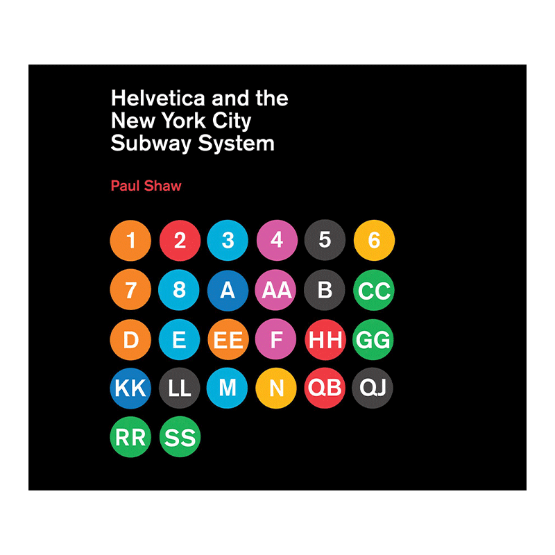 英文原版 Helvetica and the New York City Subway System Helvetica 和纽约地铁系统的故事 字体设计艺术 精装 英文版 进口书籍