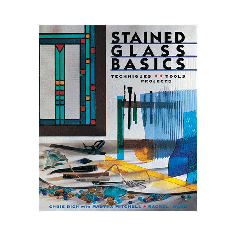 英文原版 Stained Glass Basics 彩色玻璃基础知识 英文版 进口英语原版书籍 - 图0