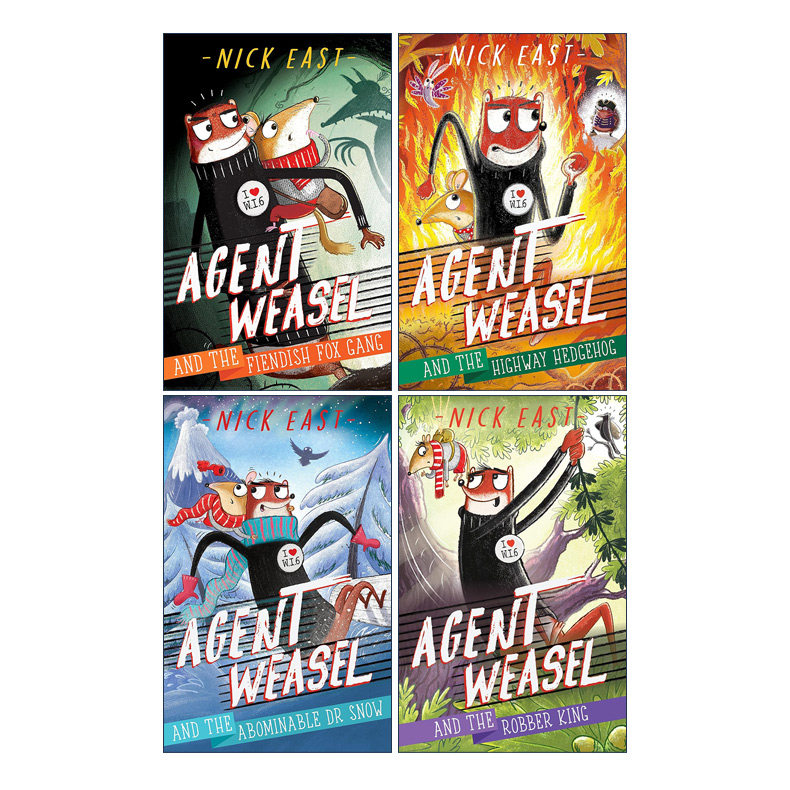 Agent Weasel 黄鼠狼特工系列4册