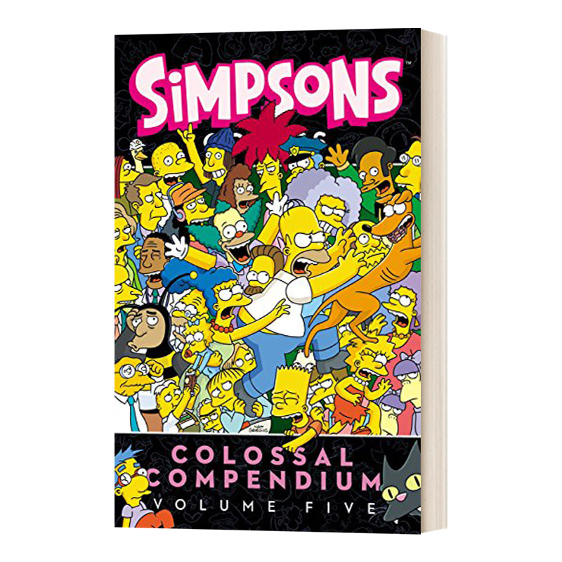 辛普森漫画大全5 英文原版 Simpsons Comics Colossal Compendium Volume 5 辛普森一家 The Simpsons 阿森一族 家庭 进口英语书籍 - 图1