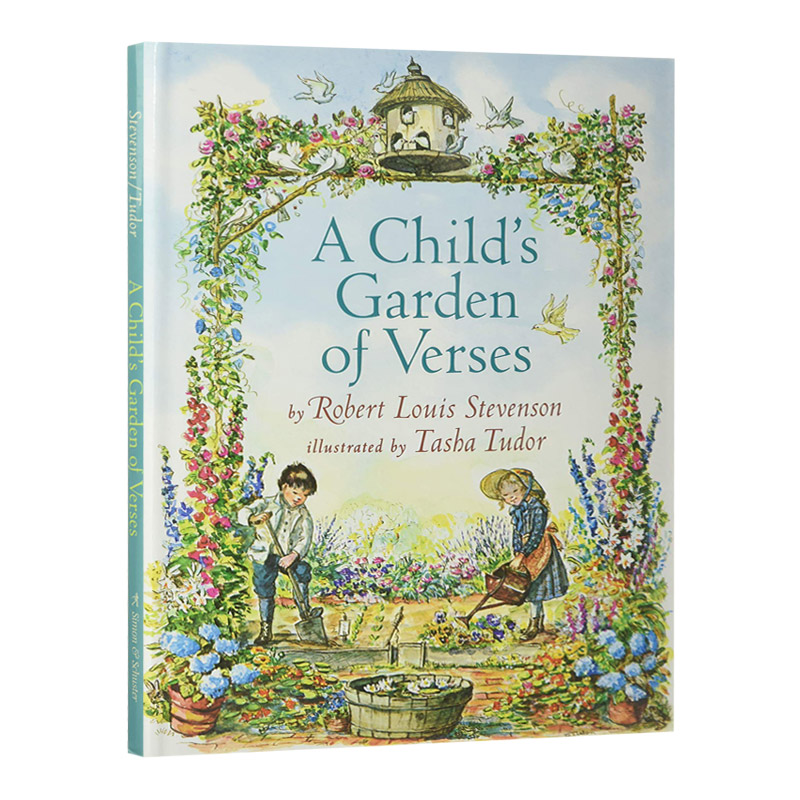 一个孩子的诗园 英文原版 A Child's Garden of Verses 精装 英文版 Robert Louis Stevenson；Tasha Tudor 进口英语原版书籍 - 图1