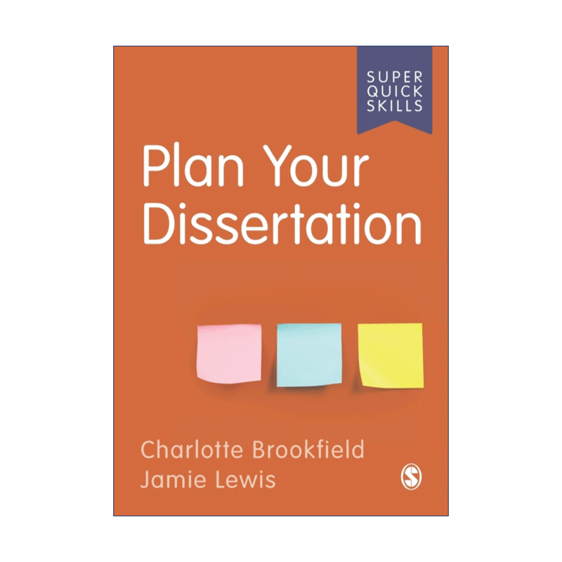 Plan Your Dissertation 如何规划毕业论文 SAGE学术技能入门系列 英美大学本科生学术指南 - 图0