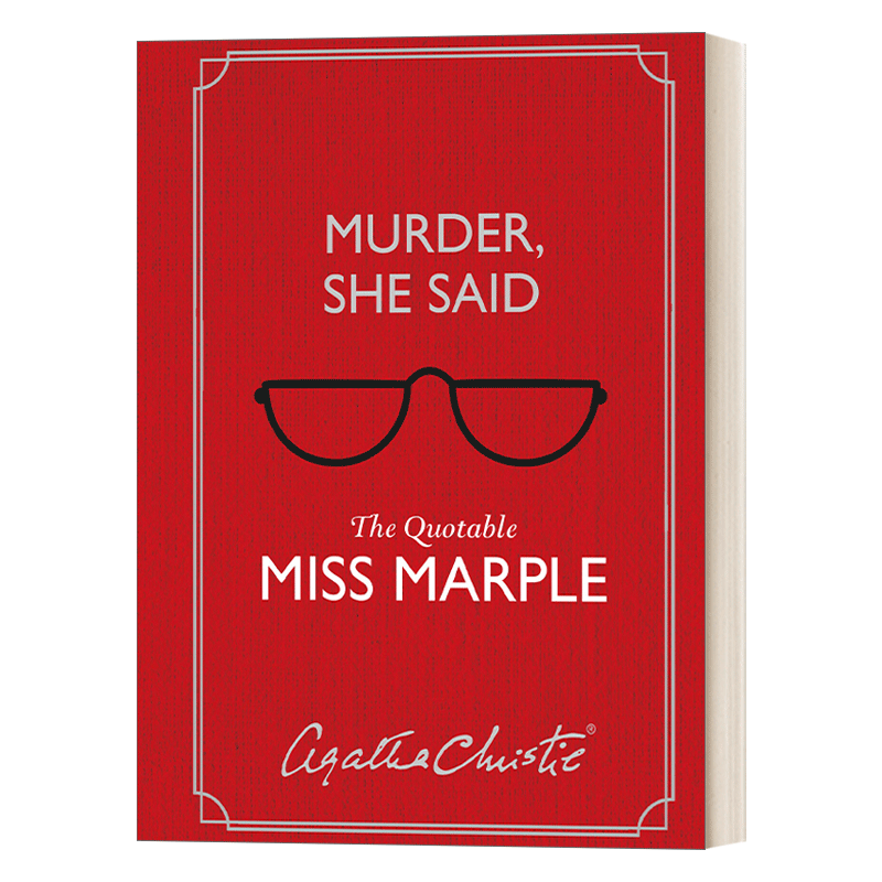 英文原版 Murder  She Said 她说是谋杀 阿加莎侦探小说 精装 英文版 Agatha Christie 进口英语原版书籍威尼斯鬼魅