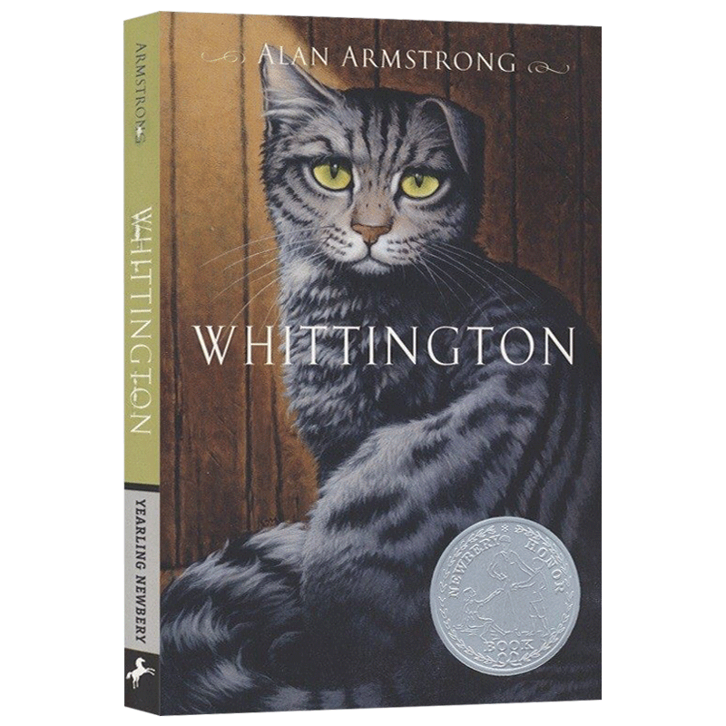 英文原版 Whittington 惠灵顿传奇 英语章节书桥梁书 纽伯瑞文学银奖作品 辉丁顿传奇 儿童文学读物 英文版 进口英语书籍 - 图0