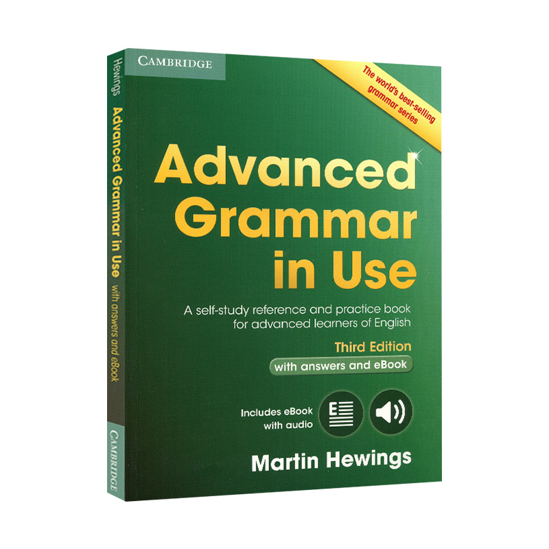 剑桥英语语法书高级 Advanced Grammar in Use第三版原版剑桥大学出版社初高中大学英语语法大全手册自学教材带答案课件-图0