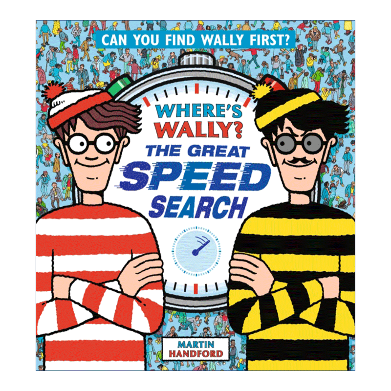 Where's Wally The Great Speed Search 沃利在哪里 急速大挑战 视觉发现益智游戏书精装 - 图0