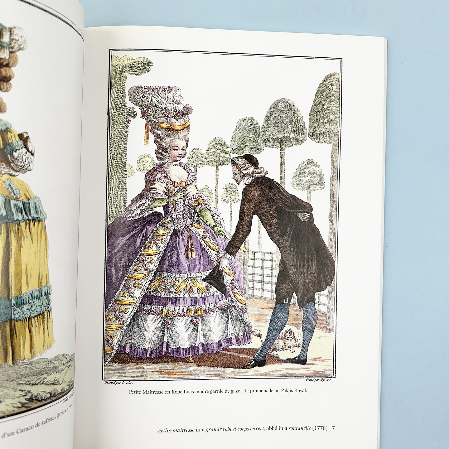 英文原版 Eighteenth-Century French Fashion Plates in Full Color 18世纪法国服装时尚 服饰设计 艺术插图 英文版 进口英语书籍