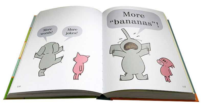 小猪和小象系列5个故事精装合集2 英文原版绘本 An Elephant and Piggie Biggie Volume 2 吴敏兰书单 Mo Willems莫威廉斯情商教育 - 图1