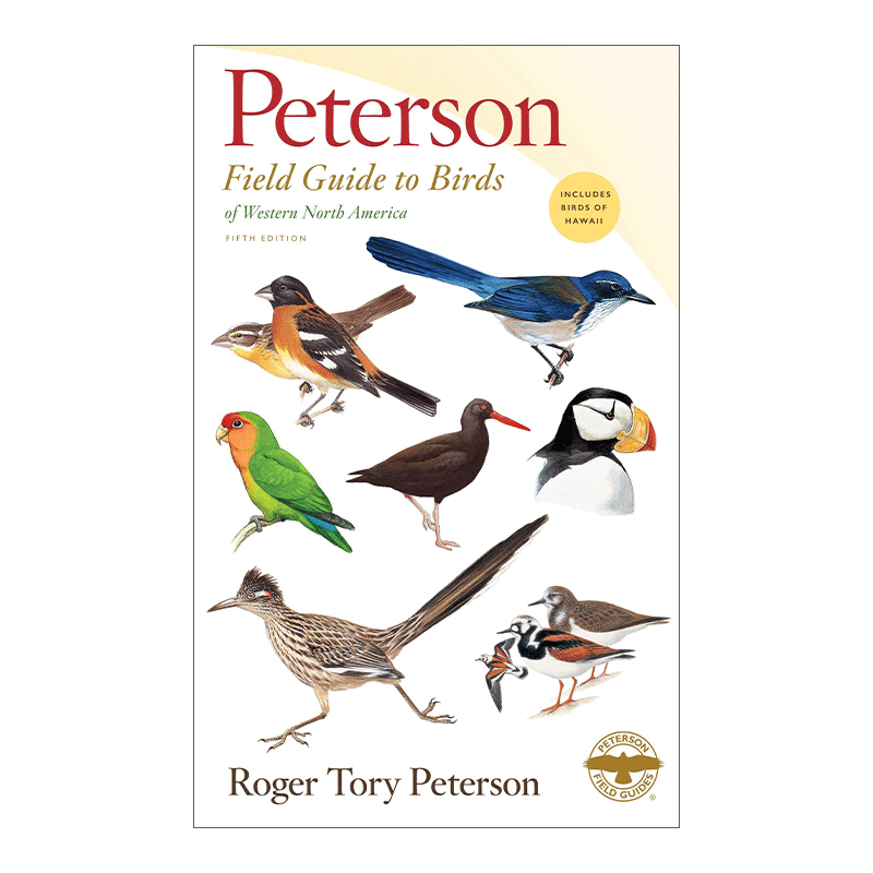 英文原版 Peterson Field Guide to Birds of Western North America 皮特森图鉴之北美西北部鸟类 第5版 英文版 进口英语原版书籍 - 图0