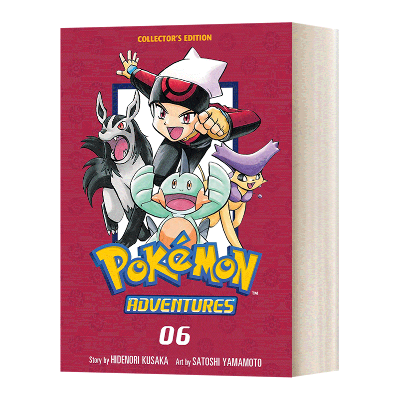 神奇宝贝 皮卡丘大冒险6 漫画 英文原版 Pokemon Adventures Collector's Edition宠物小精灵宝可梦 口袋妖怪 Pikachu进口英语书籍 - 图0