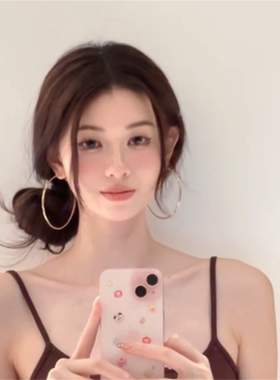 细圆圈耳环个性夸张欧美