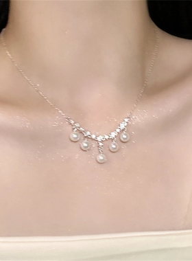 轻奢淡水珍珠项链小众设计高级