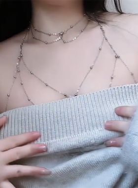 性感胸链身体链欧美项链锁骨链子