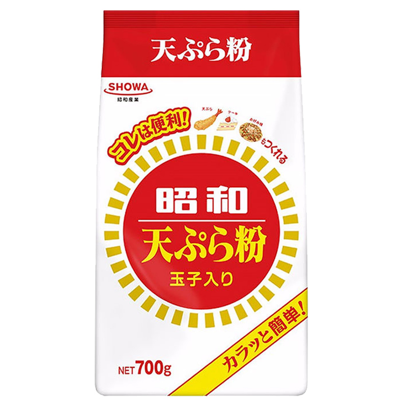 日本昭和天妇罗粉炸虾裹粉进口正宗章鱼小丸子料玉子烧原料煎炸粉 - 图0