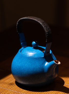 铜中秋礼盒手工铜壶单人便携泡茶壶功夫茶具月有幸福套装