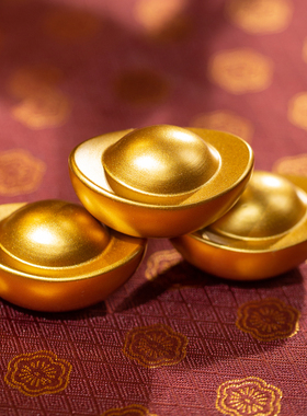 朱炳仁铜一锭发财元宝金元宝