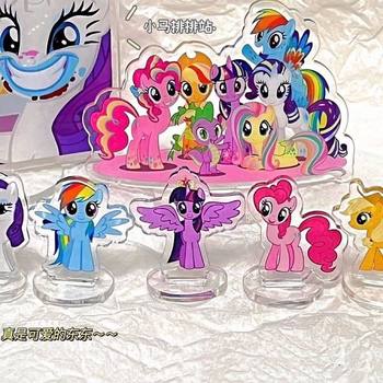 ກາຕູນ My Little Pony stand-up acrylic desktop ornaments cute girly decorative toys creative peripheral ornaments