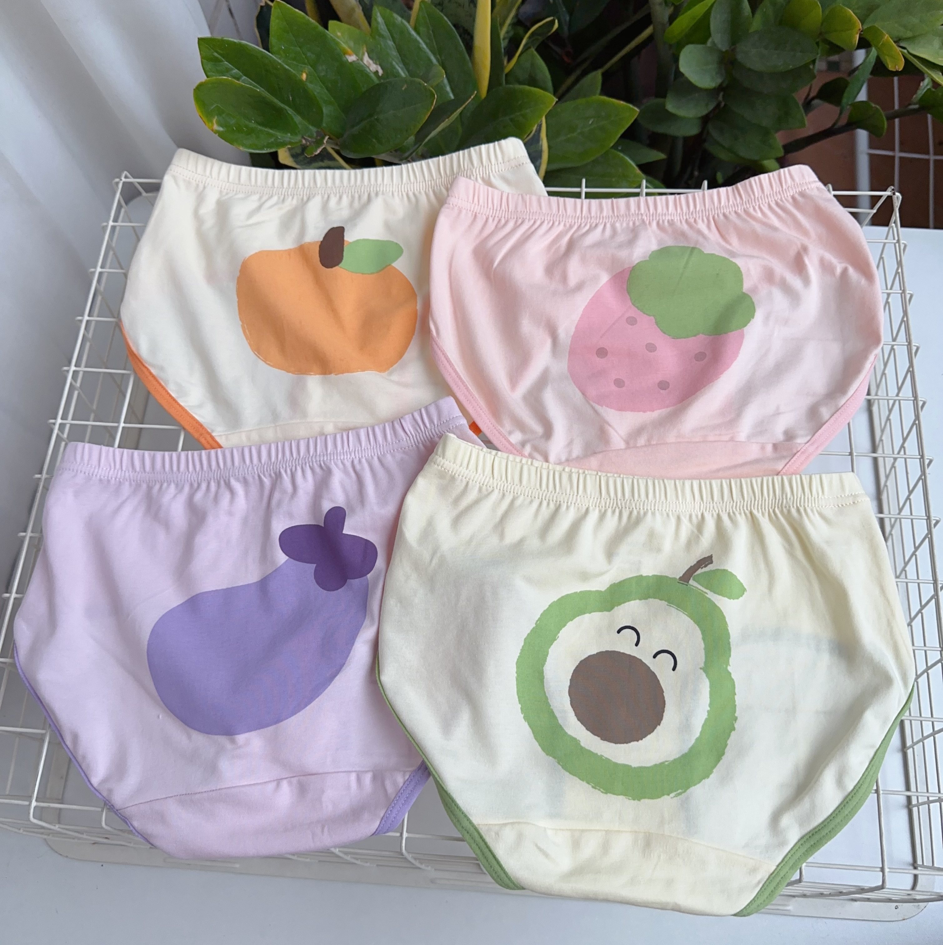 A类 4条装 抗菌裆 不夹PP 薄软透气卡通印花纯棉女童宝宝三角内裤,淘宝优惠券,粉丝福利购,淘宝优惠卷