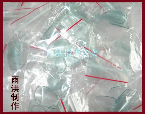 刘雨洪 琵琶指甲 淡色指甲淡粉透明琵琶指甲专业指甲演奏琵琶指甲 - 图0