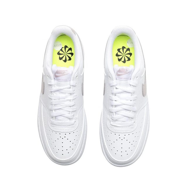 NIKE COURT VISION LOCUPD white light gray purple sneakers DH3158-109