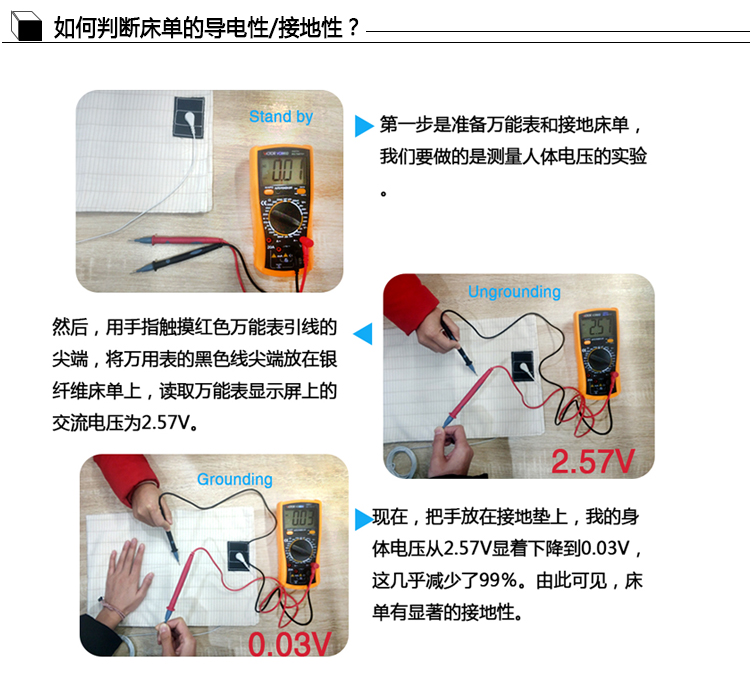 热销欧美同款接地气健康功能床单银纤维辐射减弱保建床单枕头套 - 图2