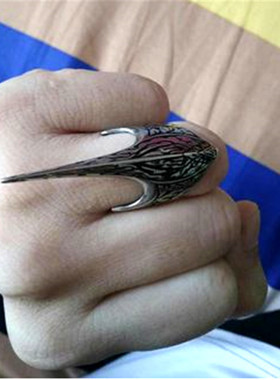 日韩版钛钢戒指火焰饰品个性霸气