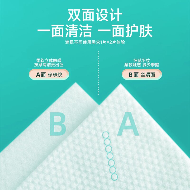 8包洗脸巾一次性纯棉加厚棉柔巾洗面擦脸巾洁面抽取式官方旗舰店 - 图2