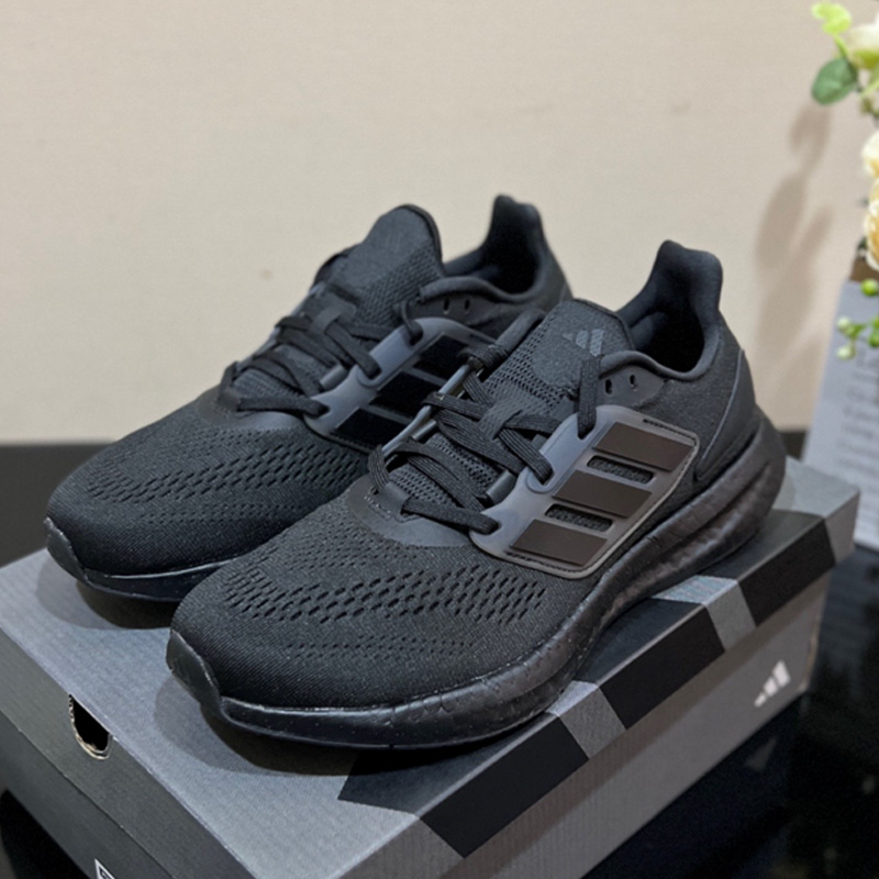 Adidas/阿迪达斯PUREBOOST 低帮黑武士运动跑步鞋男款防滑 IF4840 - 图1