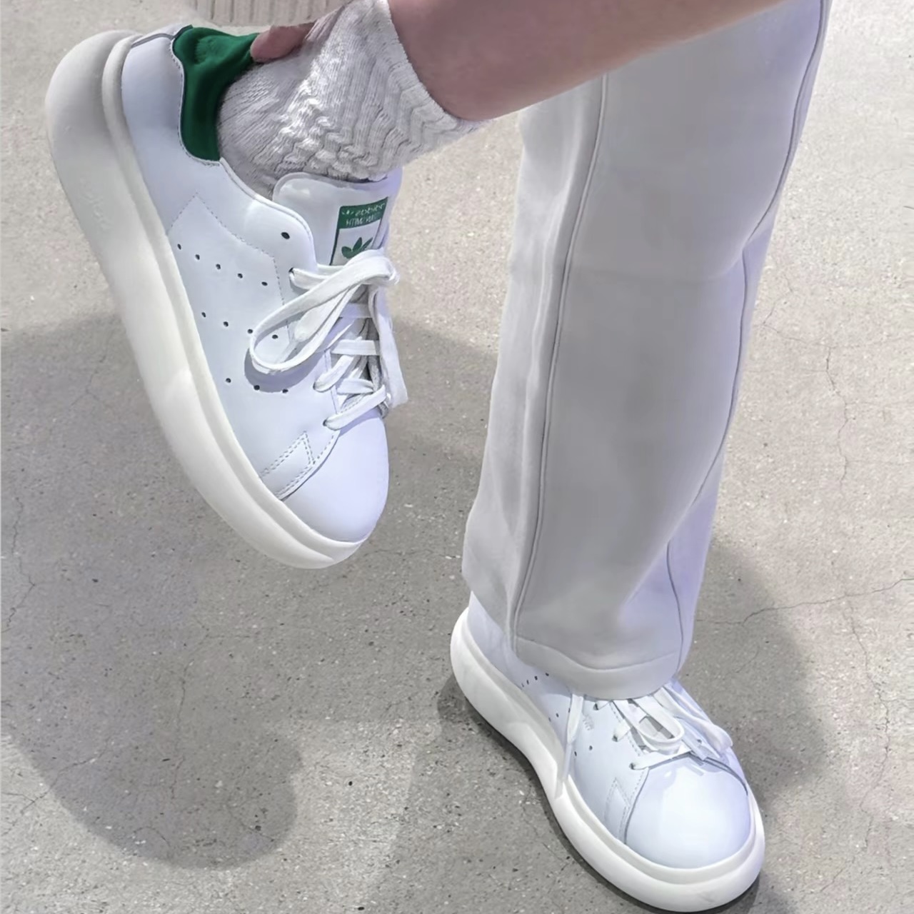 Adidas阿迪达斯Originals Stan Smith Mule休闲板鞋男女ID2786 - 图0