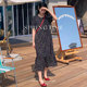 Korean version Spring new floral long women's dress 2285 Fashionable and refreshing women's dress