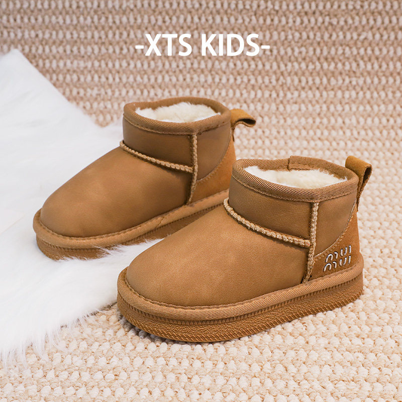 儿童雪地靴秋冬季新款女童棉鞋加绒加厚防水防滑大棉靴男童短靴子,淘宝优惠券,粉丝福利购,淘宝优惠卷