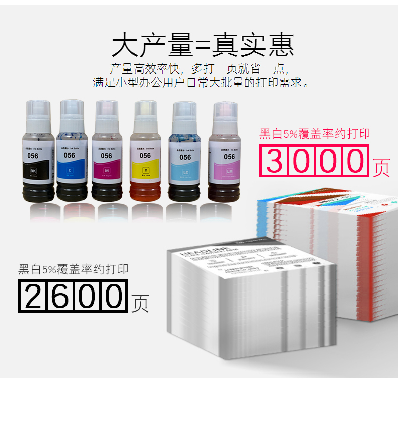 今典适用于爱普生056L8058L18058墨水打印机连供图文店影楼染料 - 图1