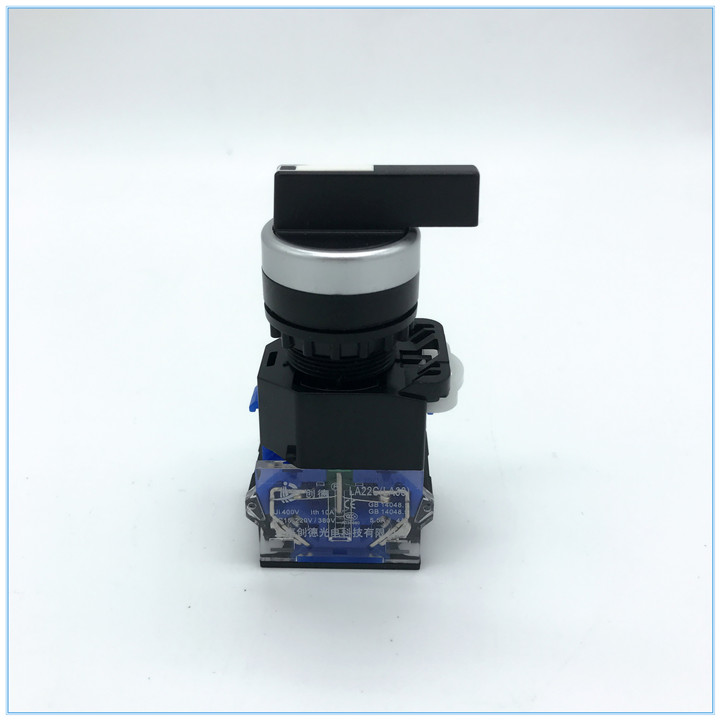 正品创德 LA22C(LA38) 按钮 旋钮开关 短柄 长柄  开孔22MM - 图2