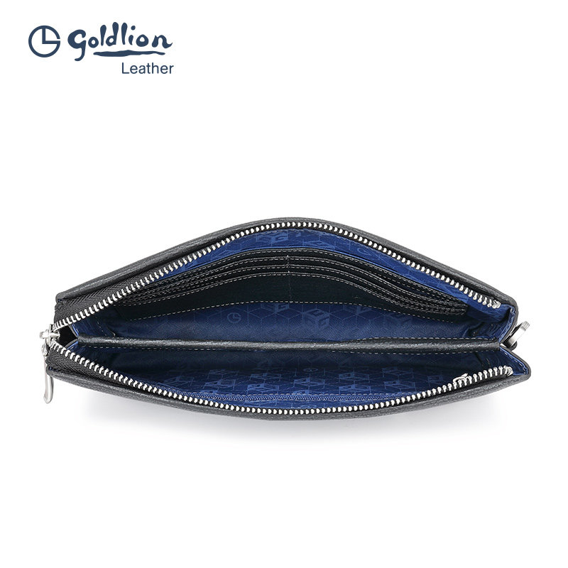 金利来2023新款真皮手拿包牛皮包 金利来箱包男士包袋