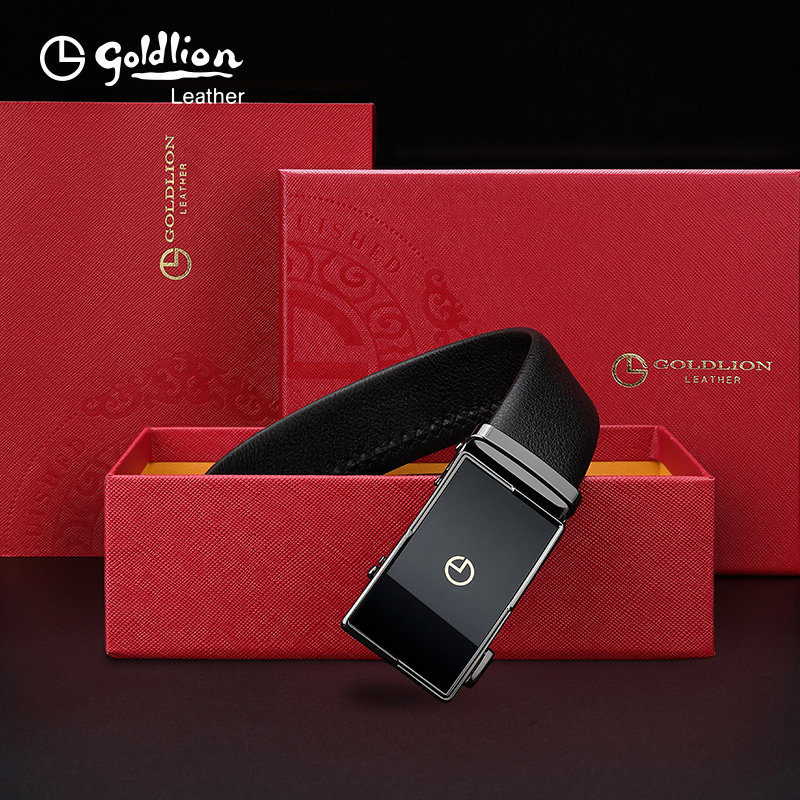 金利来真皮2023新款正品自动扣皮带 金利来箱包腰带/皮带/腰链