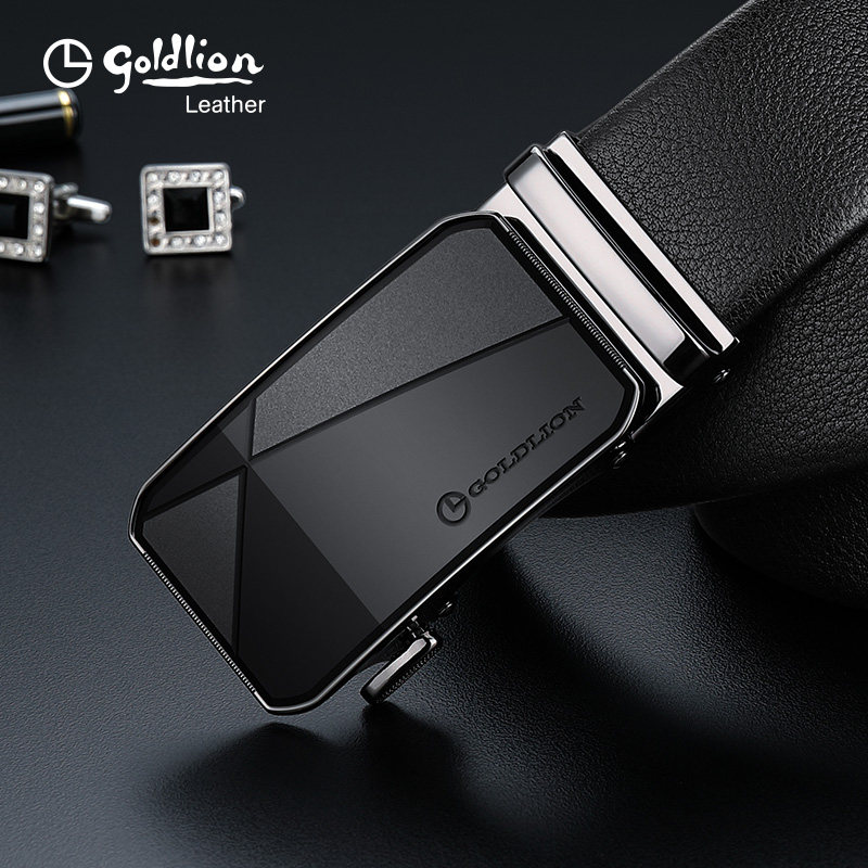 金利来男士真皮2023新款自动扣皮带 金利来箱包腰带/皮带/腰链