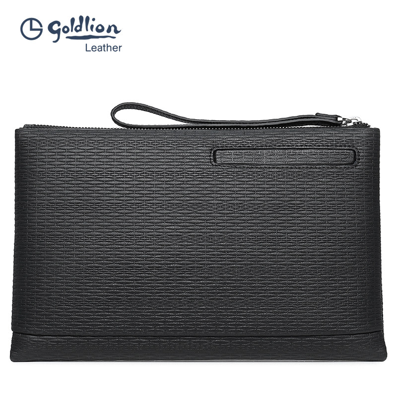 金利来男2023新款商务羊皮手拿包 金利来箱包男士包袋