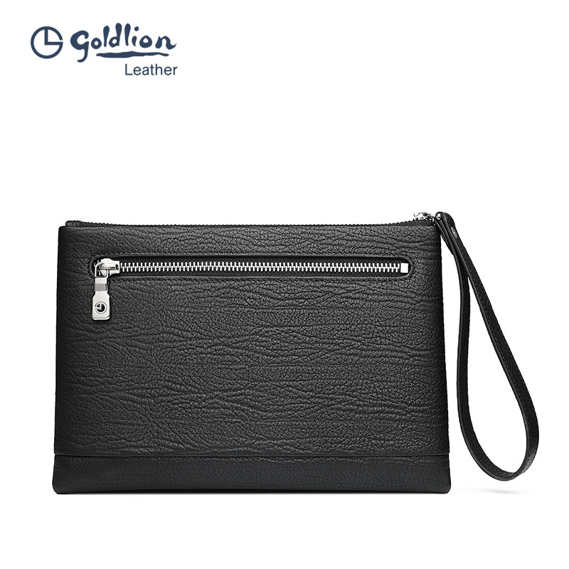 金利来2023新款青年真皮男士手拿包 金利来箱包男士包袋