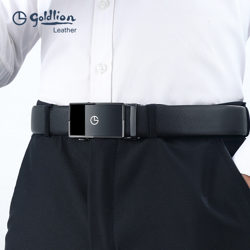 金利来真皮2023新款正品自动扣皮带 金利来箱包腰带/皮带/腰链