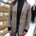 [Hui Yue] Hàn Quốc áo hai dây cashmere kẻ sọc áo len AD mô hình phụ nữ 18b145 - Áo len lót đôi