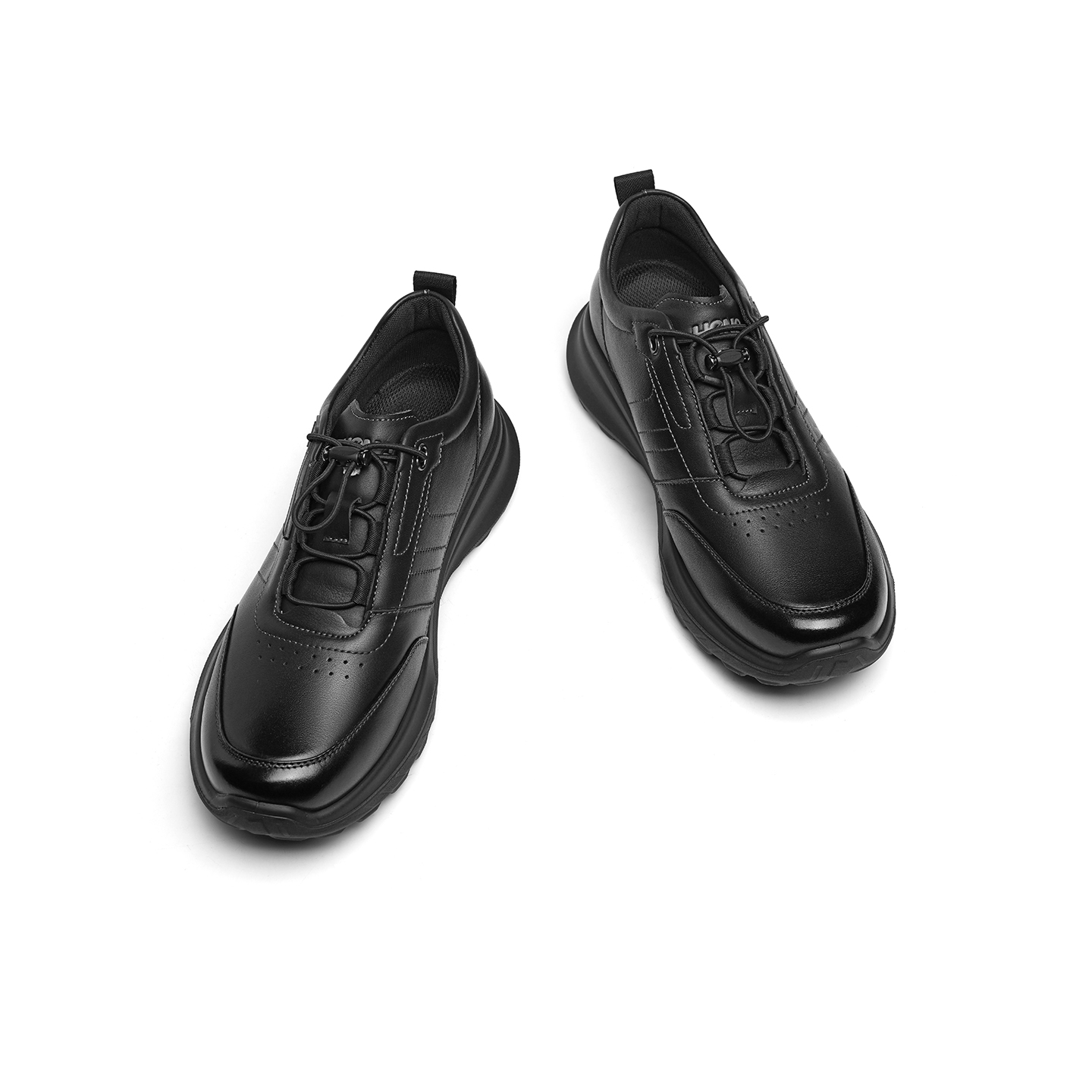 红蜻蜓时尚休闲鞋2025秋季新款男单鞋休闲运动跑步鞋真皮休闲皮鞋 - 图1