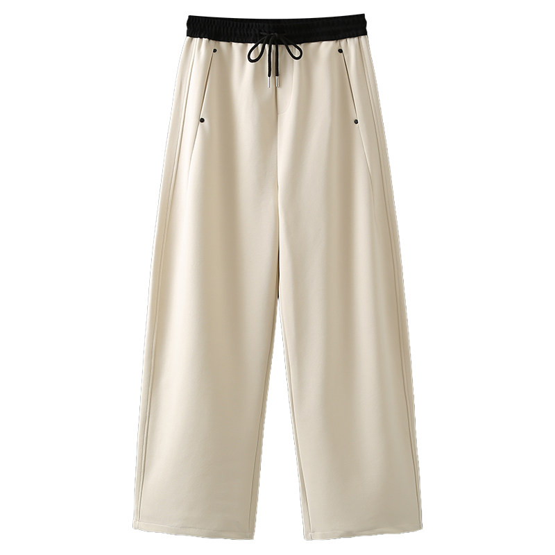 宛宛大码黑色弯刀裤女秋季新款胖mm高腰宽松显瘦阔腿休闲运动卫裤,淘宝优惠券,粉丝福利购,淘宝优惠卷