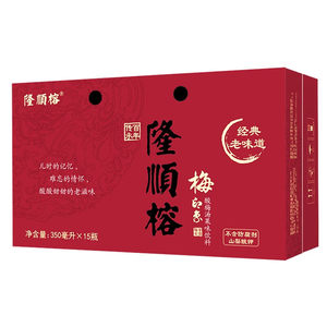 隆顺榕 梅印象酸梅汤经典老味道350ml*15瓶 酸梅汤果味饮料