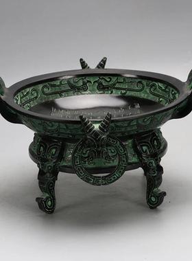 合金仿古婚庆聚宝盆礼品