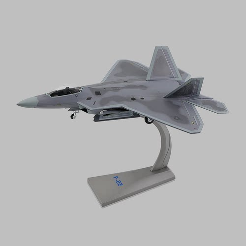 1:72F22美式战斗机航模仿真合金静态猛禽飞机模型军事礼品摆件 - 图1